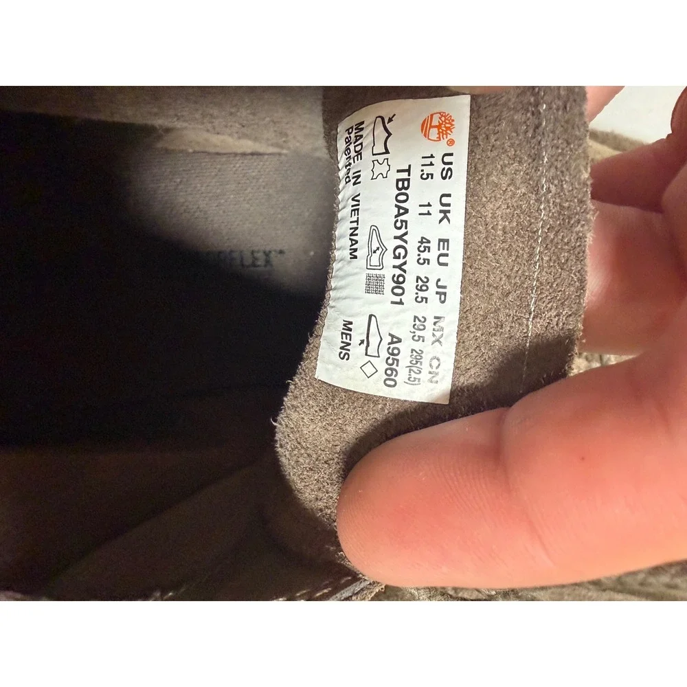 Timberland Sensorflex Chukka Boots Mens 11.5 Brown Suede Moc Toe TB0A5YGY901